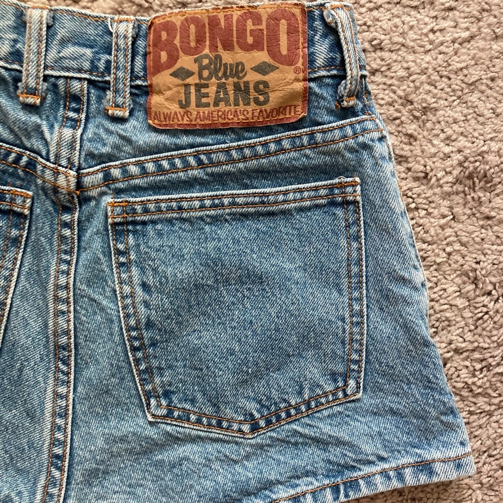 RETRO BONGO BLUE JEAN SHORTS